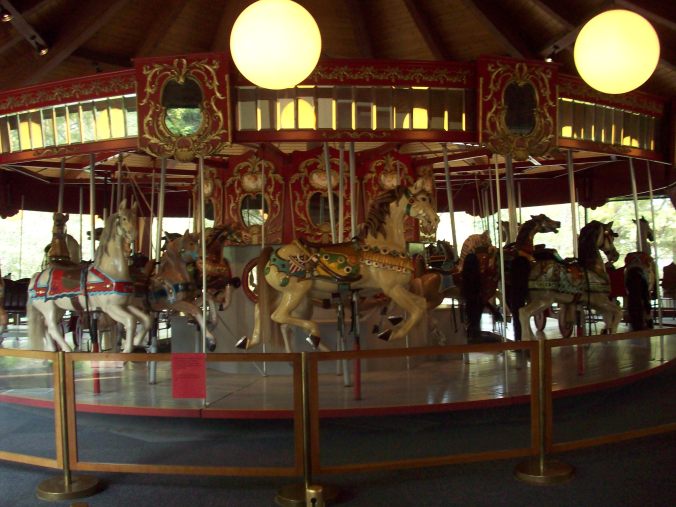 The vintage carousel