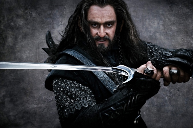 Aurek sort of looks like Thorin Oakenshield, though considerably younger...
